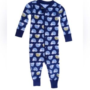 Hanna Andersson Baby Zip Sleeper Hedgehogs 0-3